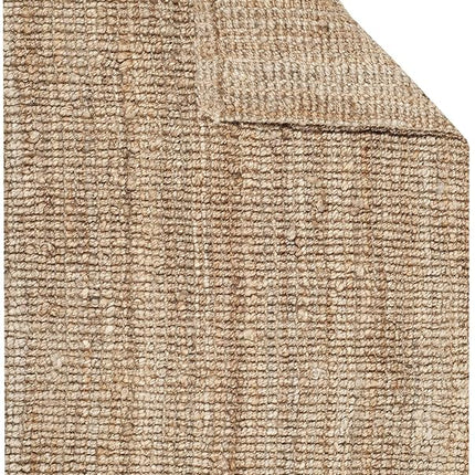 SAFAVIEH Natural Fiber Collection Runner Rug - 2' x 10', Natural, Handmade Chunky Textured Jute 0.75-inch Thick, Ideal for High Traffic Areas in Living Room, Bedroom (NF447A)