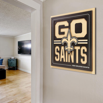 YouTheFan NFL Los Angeles Rams Slogan Series 3D Wall Art