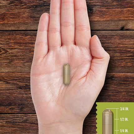 Grass Fed Beef Pancreas 550mg | 200 Capsules | Desiccated Pasture Raised Bovine Supplement | Non-GMO, Gluten Free | by Herbage Farmstead