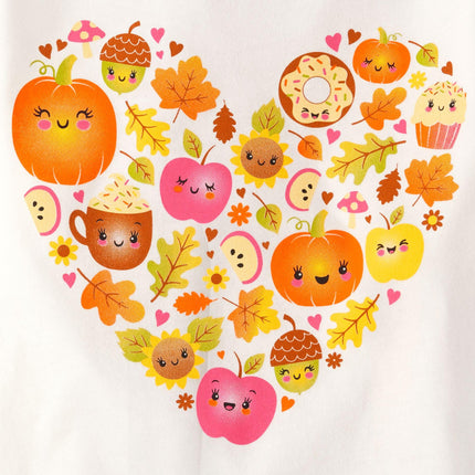 The Children's Place Baby Girls' and Toddler All Holidays Long Sleeve Graphic T-Shirts,multipacks, Harvest Unicorn/Harvest Unicorn 2-Pack, 12-18 Months