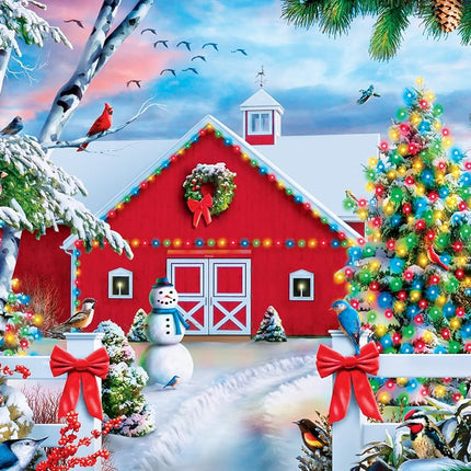 MasterPieces 300 Piece EZ Grip Jigsaw Puzzle - Country Christmas - 18"x24"
