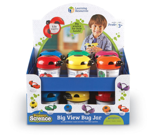 Learning Resources Jumbo Bug Jars (Set of 12)