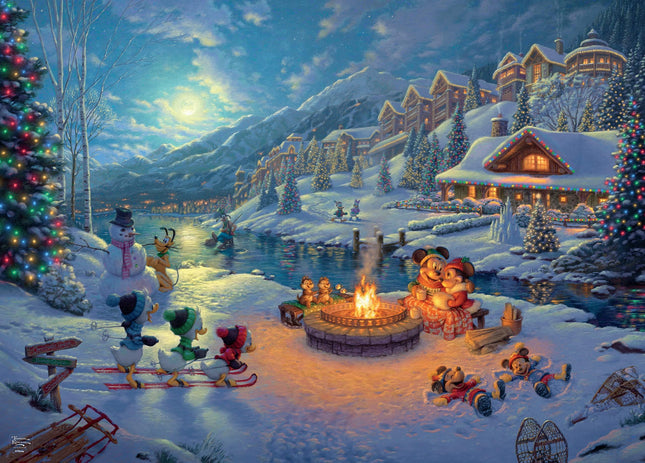 Ceaco - Thomas Kinkade Disney Holiday 1000 Piece J