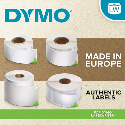 DYMO Original LabelWriter Durable Labels | 25mm x 54mm | White Poly | 160 Self-Adhesive Labels | High-Performance | For LabelWriter Label Makers