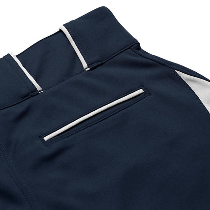 Pantalon de softball traditionnel taille basse Champro Surge avec passepoil tressé de couleur contrastée