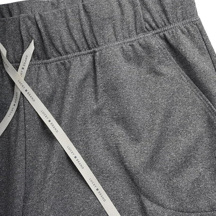 Lucky Brand Women's Pajama Set - 2 Piece Sleep Shirt and Lounge Jogger Pants with Pockets - Sleepwear Set for Women (S-XL), Silver Sconce, M