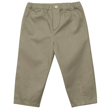 Gerber Baby and Toddler Boys Canvas Pants, Tan, 3T
