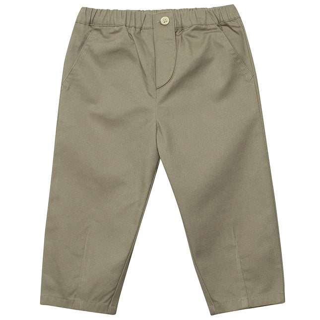 Gerber Baby and Toddler Boys Canvas Pants, Tan, 3T