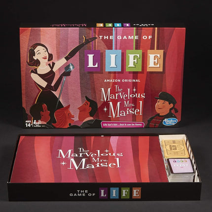 Hasbro Gaming The Game of Life: The Marvelous Mrs. Maisel Edition Board Game - 6 Players, Ages 13+