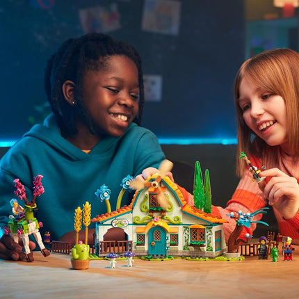 LEGO DREAMZzz 2-in-1 Stable of Dream Creatures Set, Fantasy Farm Toy with Deer Figure That Can Be Built in 2 Ways, Includes 4 TV Show Minifigures, Mythical Animal Playset for Kids, Girls, Boys 71459