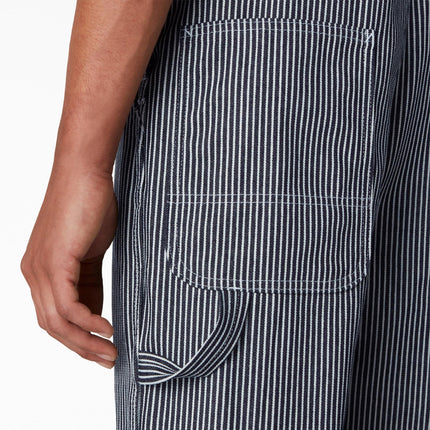 Peto Dickies para hombre, raya Hickory, 32X30