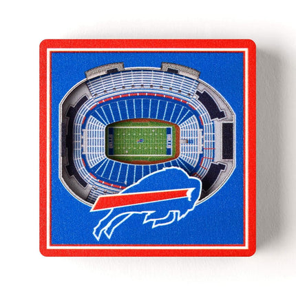 NFL Buffalo Bills - New Era Field 3D StadiumView Magnet3D StadiumView Magnet, Team Colors, Small (8493274)