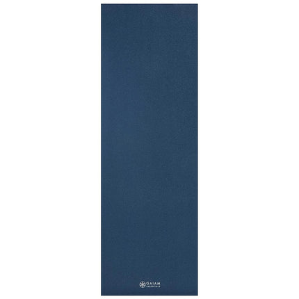 Gaiam Essentials Premium Yoga Mat with Carrier Sling, Navy, 72"L x 24"W x 1/4 Inch Thick