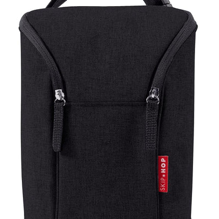 Skip Hop Double Bottle Bag, Black, EA
