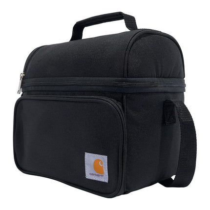 Carhartt Men's Insulated 12 Can Two Compartment Lunch Cooler, Black, OS