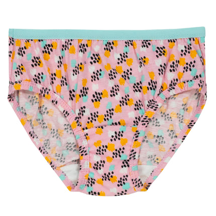 Fruit of the Loom Girls' Cotton Brief Underwear, Multipack, Brief - 20 Pack - White/Stripes/Animal Print, 6