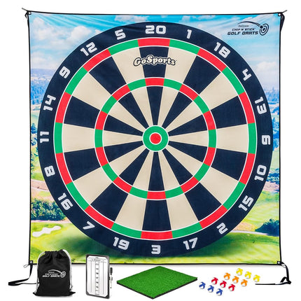 GoSports Chip N' Stick Golf Chipping Mat Game with Golf Balls - Choose Classic, Darts or Islands
