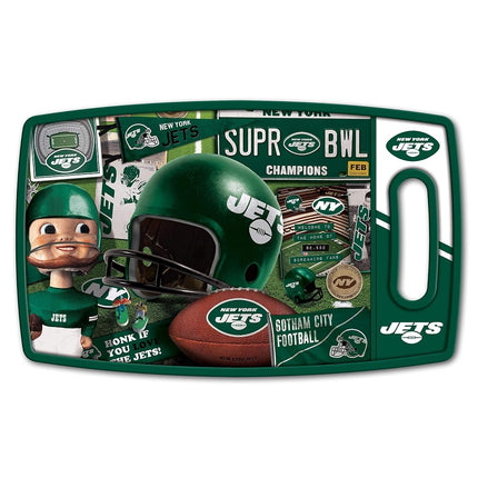YouTheFan NFL New York Jets Retro Series Cutting Board