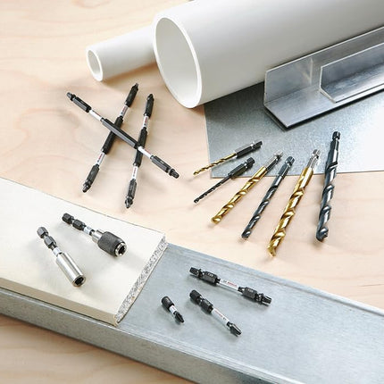BOSCH ITSQ16B 10-Pack 6 in. Square #1 Impact Tough Screwdriving Power Bits