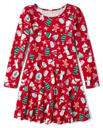 The Children's Place Girls' Long Sleeve Knit, Holi