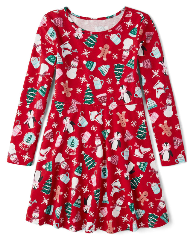 The Children's Place Girls' Long Sleeve Knit, Holi