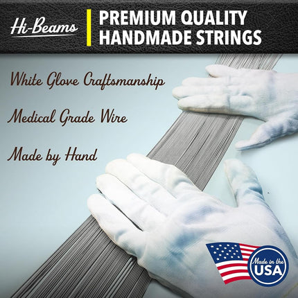 Cuerdas para bajo de 5 cuerdas DR Strings HI-BEAM® Series - Calibre medio 45-125 Escala corta