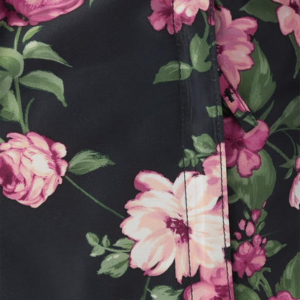 The Children's Place Blouson d'hiver lourd 3 en 1 pour fille, extérieur coupe-vent et résistant à l'eau, intérieur en polaire, motif floral noir, XX-Large
