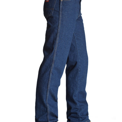 Dickies Jean de trabajo de cinco bolsillos de ajuste regular, talla grande para hombre, 46x30, azul índigo