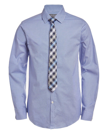 Van Heusen Boys' Big Long Sleeve Dress Shirt and T