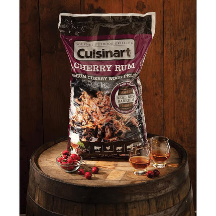 Cuisinart CWPL-202 Gránulos de madera prémium para ahumar cereza y ron, 9.07 kg