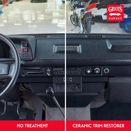 Griot's Garage 10944 Ceramic Trim Restorer 16oz – Restore Exterior & Interior Plastics, Rubber Seals, & Tires – Satin Finish Provides Like New Appearance – Ceramic Infused for Long Lasting Results