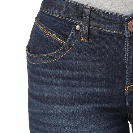 Wrangler Women's Q-Baby Mid Rise Boot Cut Ultimate Riding Jean-Discontinued, Avery, 19-34