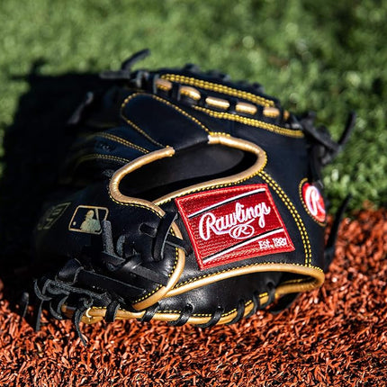 Rawlings | R9 Baseball Catcher's Training Mitt | 27" |1-Piece Solid Web | Right Hand Throw