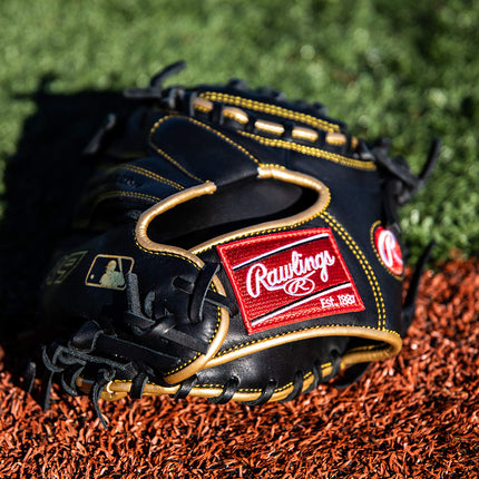 Rawlings | R9 Baseball Catcher's Training Mitt | 27" |1-Piece Solid Web | Right Hand Throw