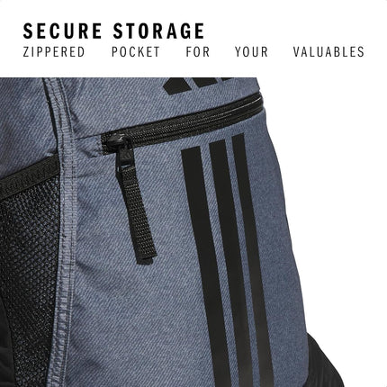 adidas Alliance Sackpack, Drawstring Backpack, Lightweight Small Gym Bag for Women and Men, Twill Onix Grey/Black, One Size, Alliance Sackpack – Drawstring Backpack Small Bag for Men and Women