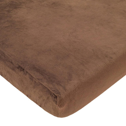 American Baby Company FittedPortable/Mini-Crib Sheet, Heavenly Soft Chenille,Chocolate, for Boys and Girls