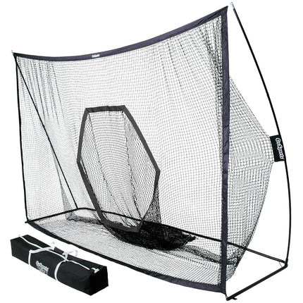 GoSports 10 ft x 7 ft PRO Golf Practice Hitting Net - Personal Driving Range for Indoor or Outdoor Practice