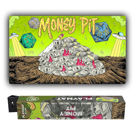 (Money Pit) 100% Hand-Drawn 14x24 TCG/MTG Playmat 