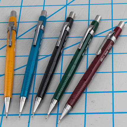 Pentel Sharp Automatic Pencil, 0.7mm, Blue Barrels, 2 Pack (P207BP2-K6)