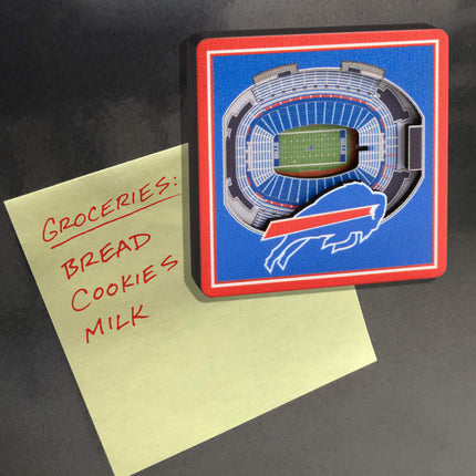 NFL Buffalo Bills - New Era Field 3D StadiumView Magnet3D StadiumView Magnet, Team Colors, Small (8493274)