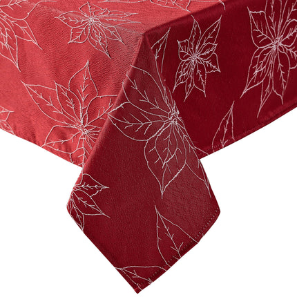 Laura Ashley Tablecloth Raised Woven Embroidered J