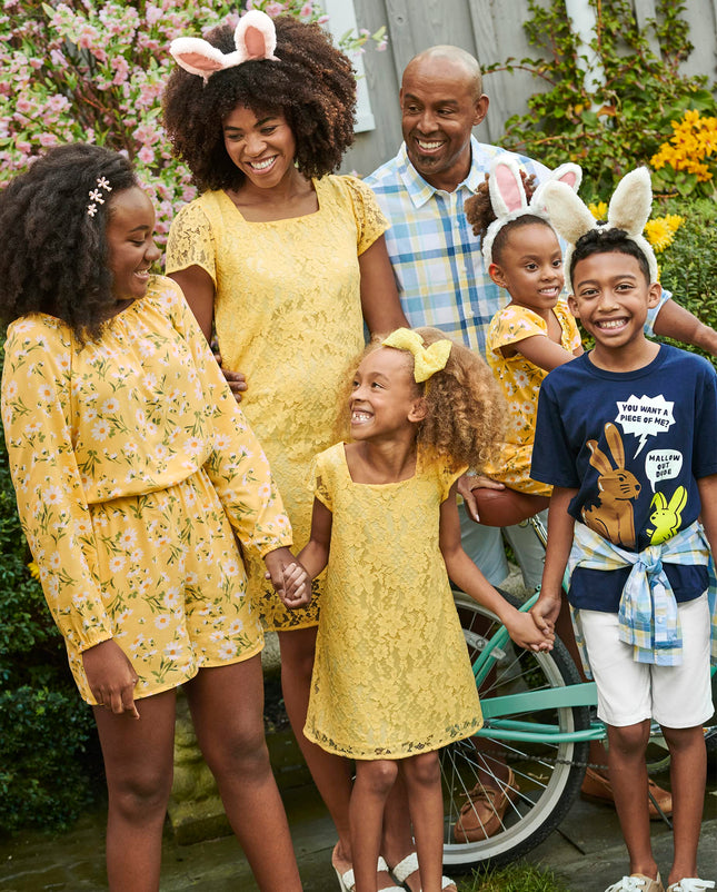 Chemise boutonnée à manches courtes The Children's Place pour garçons et tout-petits, carreaux multicolores, 4T