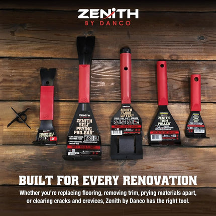Zenith by Danco Pro Bar ZN700101, The Ultimate Multi-Tool for Salvage, Wrecking, and Demolition, Effortlessly Removes Large Floor Tiles, Planks, Framing, Sub-Flooring, and Decking