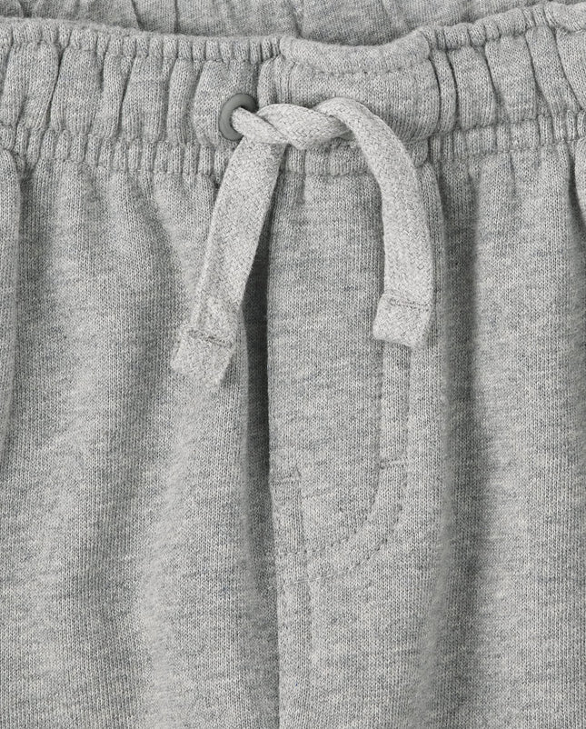 Gymboree Boys' and Toddler Fleece Jogger Sweatpants, H/T Smoke, 7