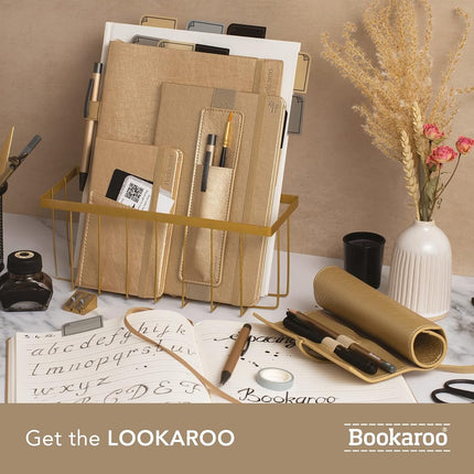 IF Bookaroo Notebook Tidy - Gold