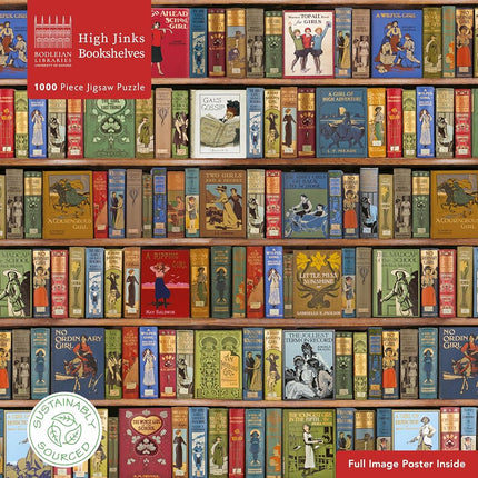 Adult Jigsaw Puzzle Bodleian Library: High Jinks Bookshelves: 1000-piece Jigsaw Puzzles
