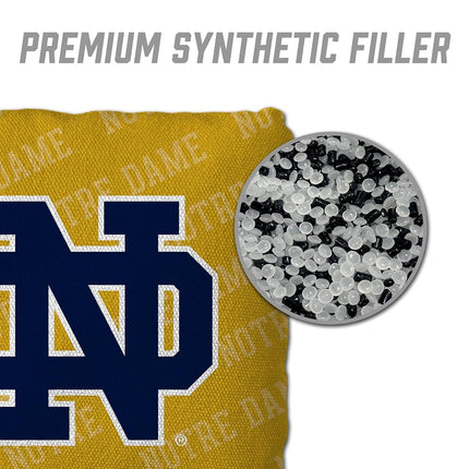 YouTheFan NCAA Notre Dame Fighting Irish Cornhole Bags - 4PK - Gold