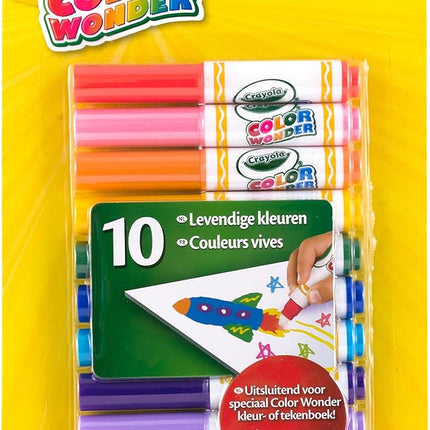 CRAYOLA colour wonder mini markers 10/Pkg