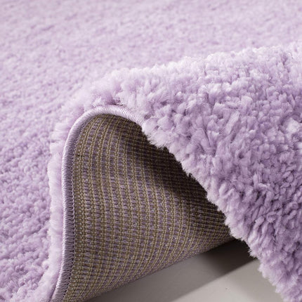 SAFAVIEH Shag Rug for Living Room, Dining Room, Bedroom - August Shag Collection, Short Pile, in Lilac, 76 X 183 cm