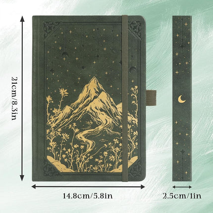 MGGAO Dotted Journal for Women Men, A5 Hardcover Dot Notebook